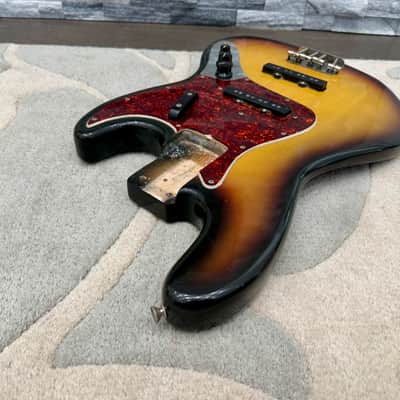 Vintage 1971 Fender Jazz Bass loaded body 1970s Original image 11
