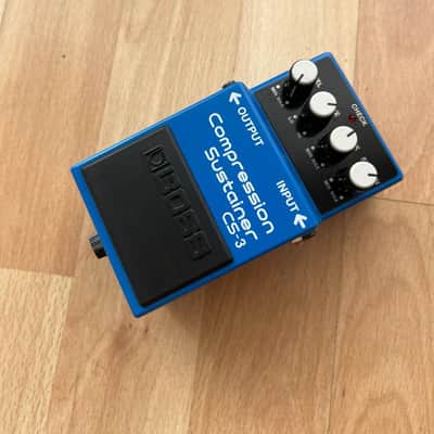 Boss CS-3 Compression Sustainer (Silver Label) 1997 - Present - Blue image 2