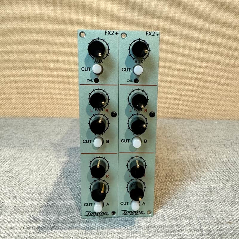 Tonelux Tonelux FX2+ Module - Dual Stereo Line Mixer Module AND Summing Amp 2008 - light green image 1