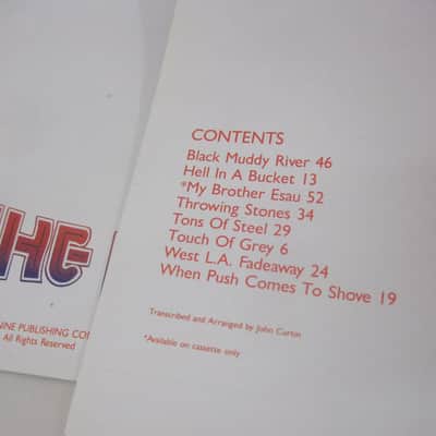Grateful Dead In The Dark Sheet Music Song Book Songbook image 2