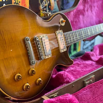Gibson 1991 Les Paul Pre-Historic 1959 Reissue Yamano Order Honey Burst Flametop w/ OHSC & Yamano Docs R9 image 2