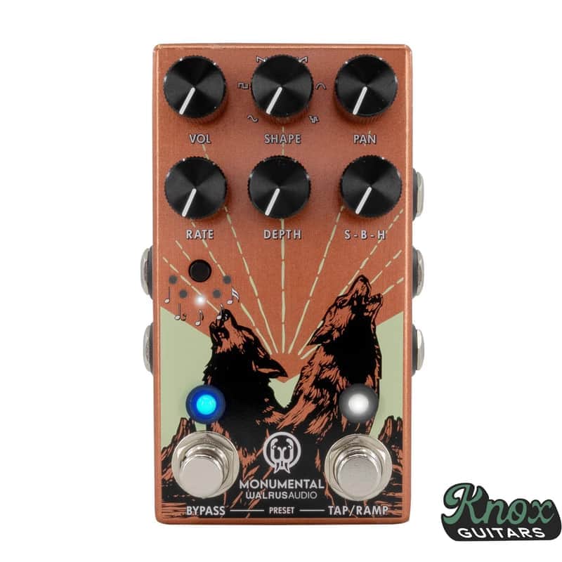 Walrus Audio Monumental Stereo Harmonic Tap Tremolo 2024 - Present - Orange image 1