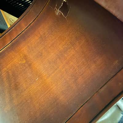 Cecilio CDB-200 4/4 acoustic upright double Bass 2018 - Natural - Distressed image 9