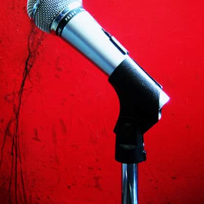 Vintage 1970's Shure PE588 dynamic cardioid microphone Hi Z Satin Chrome w accessories # 1 image 7