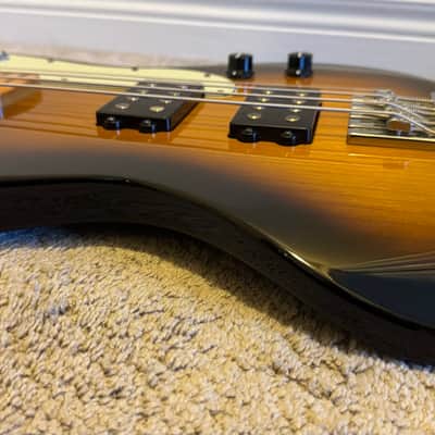 Fender Pawn Shop Series Reverse Jaguar Bass 2013 - 2-Color Sunburst image 4