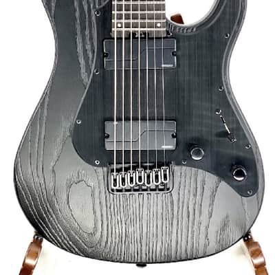USED ESP LTD LSN1007 B 7-String Baritone Black Blast image 1
