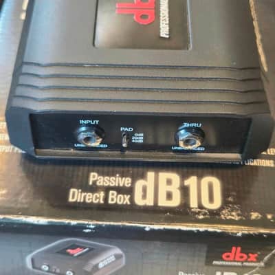DBX DB10 Professional Passive DI Direct Box - in Box! image 5