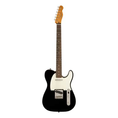 Squier Classic Vibe Baritone Custom Telecaster - Laurel Fingerboard, Parchment Pickguard, Black image 2