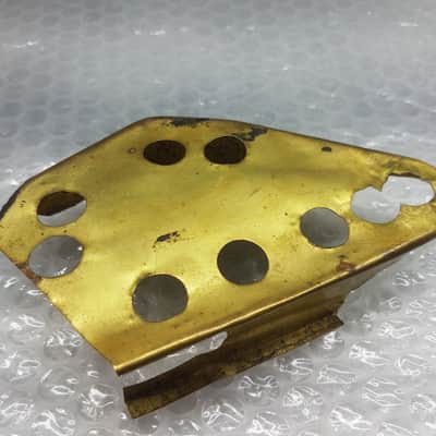 1968 Gibson SG Control Cavity Brass Plate image 1