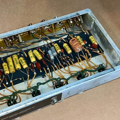 1960 Fender The-Twin "Legendary" Model 6G8-A Blonde 2X12" Combo Amp image 11