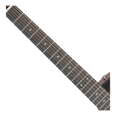 Used Ibanez AAD51LCE Left Handed A/E Guitar - Dark Violin Sunburst High Gloss image 3