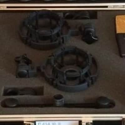 AKG c414B "XLII ST" (Factory Matched) Mic Set with Storage Case & Free Mic Cables - (Both Mic's Are New) image 5