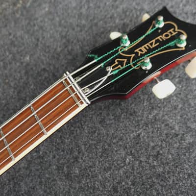 Hofner HCT-500/1-CV Cavern Custom Conversion Beatle Bass Brown burst Tea Cups Cream Switches & Hard Case image 4