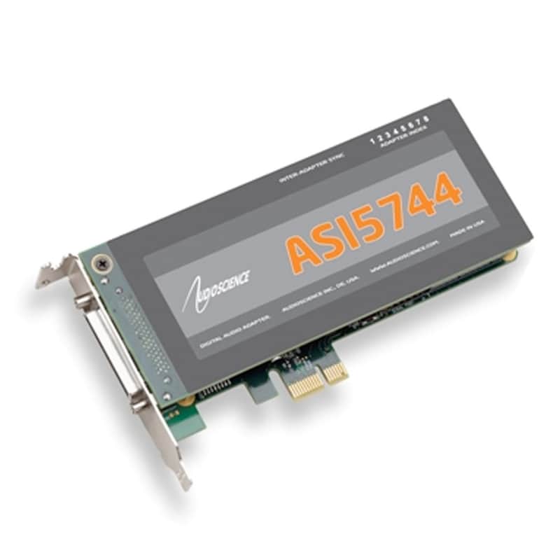 AudioScience ASI5744 PCI Express Broadcast Sound Card image 1