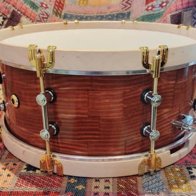 SSS Solid Shell Shop Custom Snare Drum Unikat 2025 - Brown image 8