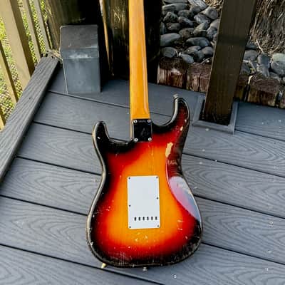 Fender Stratocaster 1963 - the perfect 'burst w/all Stevie Ray Vaughan features ! image 4