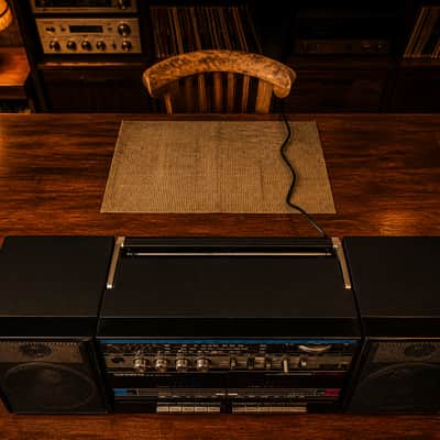 SANKEI TCR-88 RaRe Vintage Stereo Cassette Boombox image 5