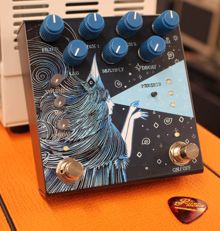Old Blood Noise Endeavors Dark Star Stereo Soundscape Reverb Guitar Effects Pedal Blue image 1