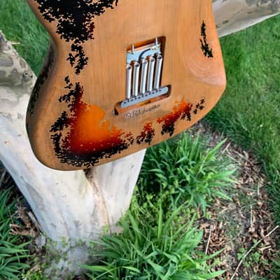 SRV Number One #1 Relic Strat Replica - Custom Licensed & Hand-crafted w/ FREE Gator Hard Case image 13