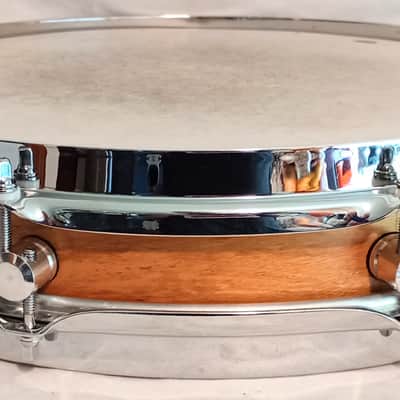MARTIAL PERCUSSION CUSTOM MULBERRY PANCAKE SNARE DRUM 2024 - ROSEWOOD SATIN image 2