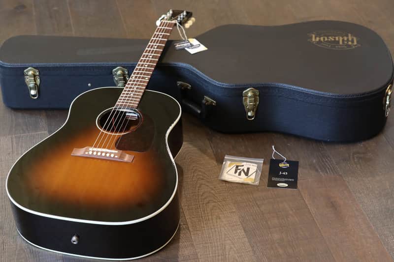 2001 Gibson J-45 Standard Acoustic/ Electric Dreadnaught Guitar