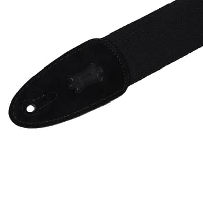 Levys MC8-BLK 2" Cotton Classic Guitar Strap - Black mc-8-blk image 2