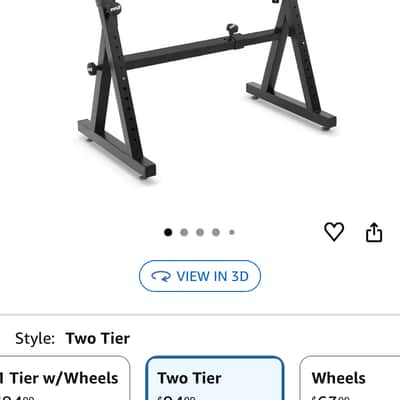 Pyle PKST2TZ Two-Tier Z-Style Keyboard Stand image 3