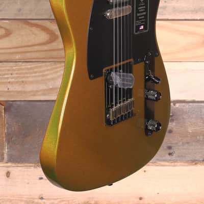 Fender 75th Anniversary American Ultra II Telecaster Electric Guitar Liquid Gold w/ Case image 2