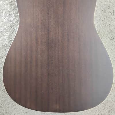 Luna Art Vintage Style Dreadnought Full Size Acoustic Solid Top Guitar - B Stock image 4