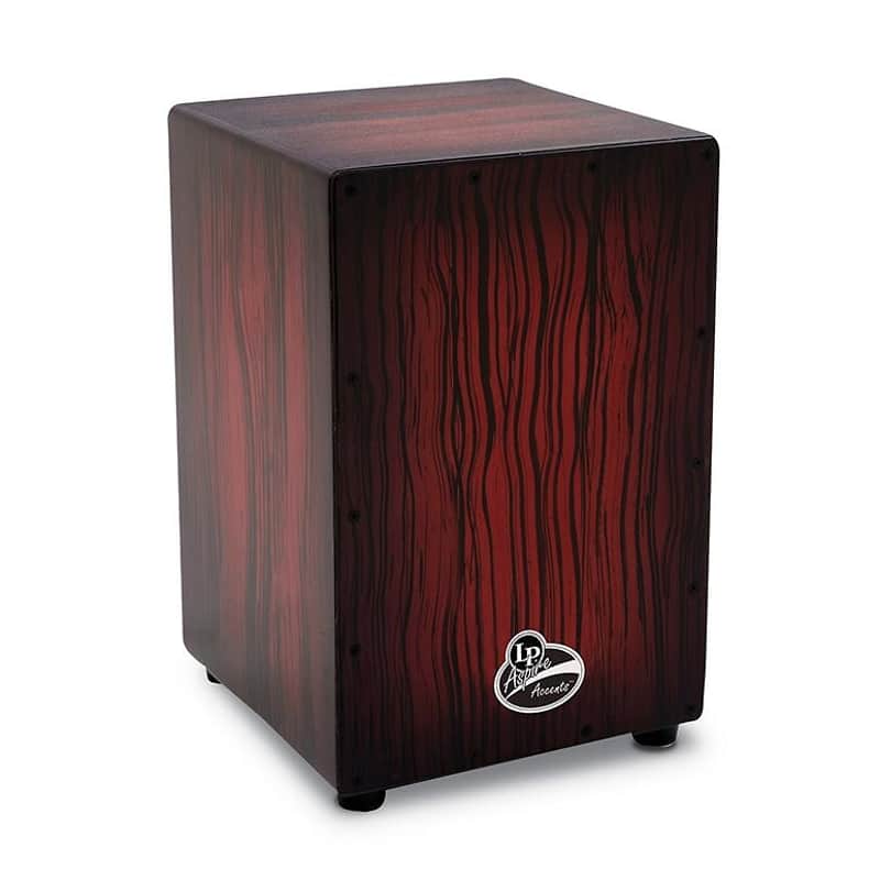 LP Aspire Accents Cajon - Dark Wood Streak image 1