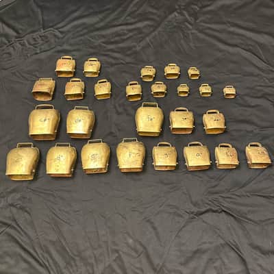 Almglocken Alpine Bells Tuned Cowbells, 2 OCTAVES (26 Bells), C'' to C'''' image 1
