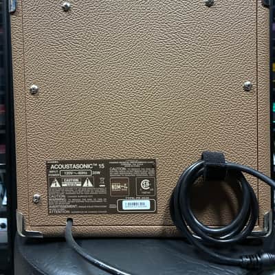 Fender Acoustasonic 15 2-Channel 15-Watt 1x6" Acoustic Guitar Amp 2013 - Present - Brown image 2