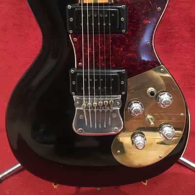 Mosrite Brass Rail Bicentennial Model 1976 Black image 1