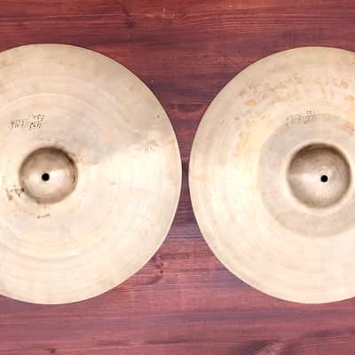 Rare ZILDJI Vram / Zildjian K Constantinople 16” Hi-hat Vintage 20s - ca 100 years old image 3