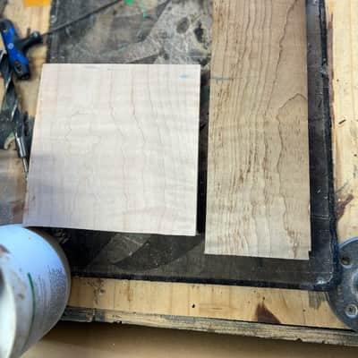 Madlad Instruments 2A Figured Torrified Roasted Flame Maple Guitar Neck Blank 2026 - Unfinished image 4