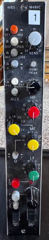 Ward Beck M480C Mic Pre / EQ Module (01 of 10) image 1