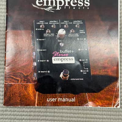 Empress STEREO Buffer+ Vintage Pedal - MINTY! image 11