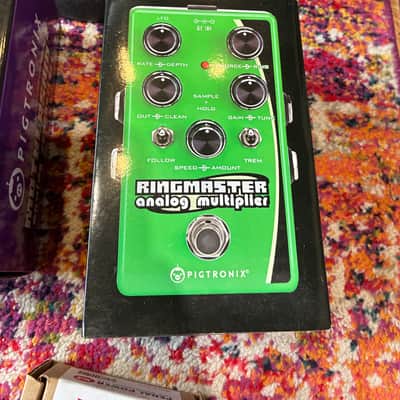 Pigtronix Mothership analog synthesizer, Ringmaster analog multiplier with a special power supply 2018 image 2