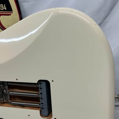 Squier Deluxe Roadhouse Strat Stratocaster Electric Guitar MIM - Made in Mexico - Olympic White image 12