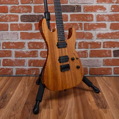 ESP USA Custom Shop M-II HT Zebra Wood Top Natural 2020 w/OHSC image 3