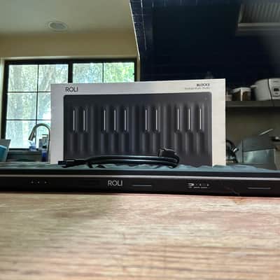 ROLI Seaboard Block 24-Key Expressive MIDI Keyboard Controller 2010s - Black image 4