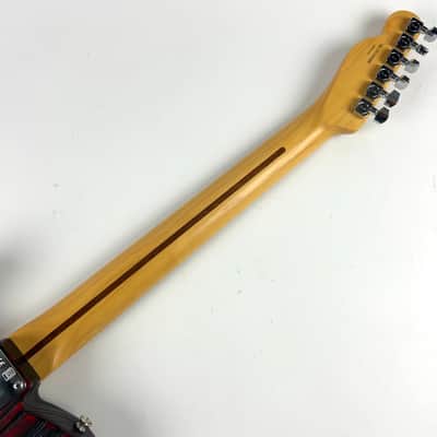 2015  USA Fender Limited Edition Sandblasted Telecaster Crimson Red w/ Fender Hard Travel Deluxe Case image 7