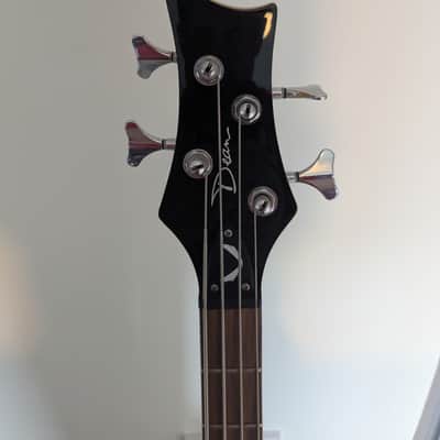 Dean Edge 1 4-String Bass Guitar 2010s - Trans Amber image 3
