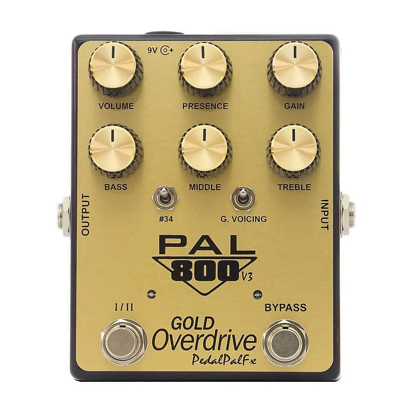 PedalPalFx PAL 800-V3 Gold Overdrive image 1