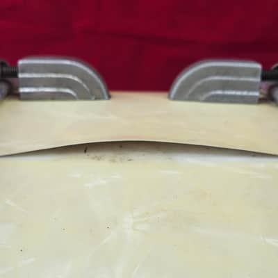 Leedy Broadway Series 14x6.5 Snare Drum 1946 - White Marine Pearl image 11