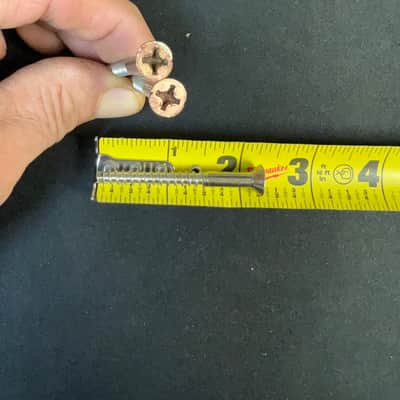 Harmony Neck Screws 1960s - Nickel image 2