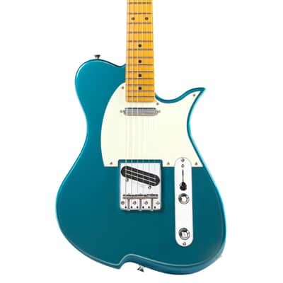 Vola Guitars Vasti MC Ocean Turquoise Metallic image 3