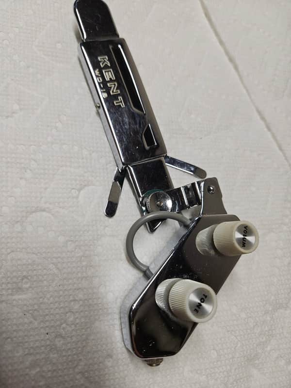 Kent Vintage guitar pickup  with  volume  and tone  controls Circa  1960,s - Chrome image 1