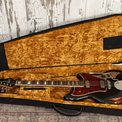 Novo Serus J - Bull Black Over '64 3-Tone Sunburst w/ Lollar Firebird Pickups image 20