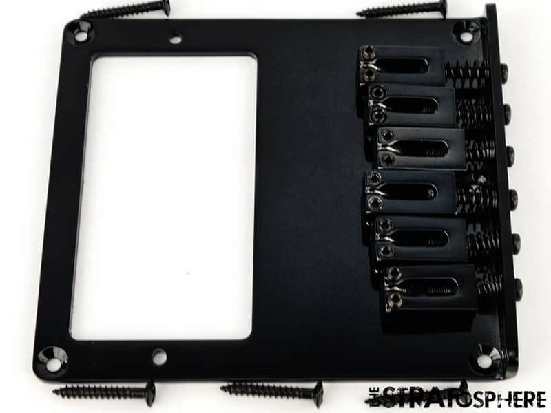 *NEW Modern Humbucker BRIDGE for Fender Telecaster Tele 10.5mm Spacing Black image 1
